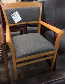 Side Chair with Wooden Frame